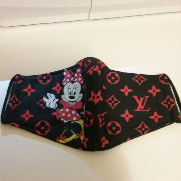 beres boutique Other - MINNIE mouse black and red face mask